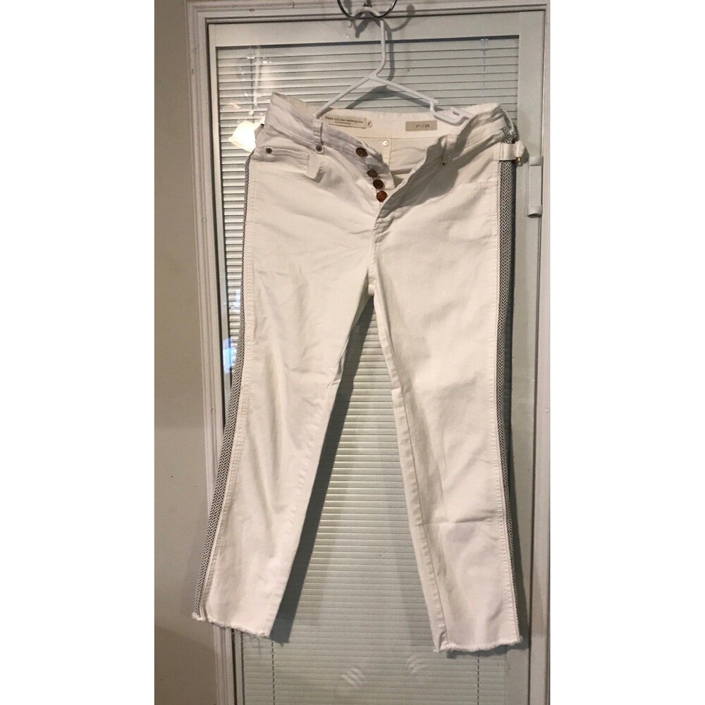 Anthropologie white jeans